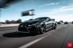 Lexus LC500 Obsidian on Vossen Wheels (HF-2) 2019 года
